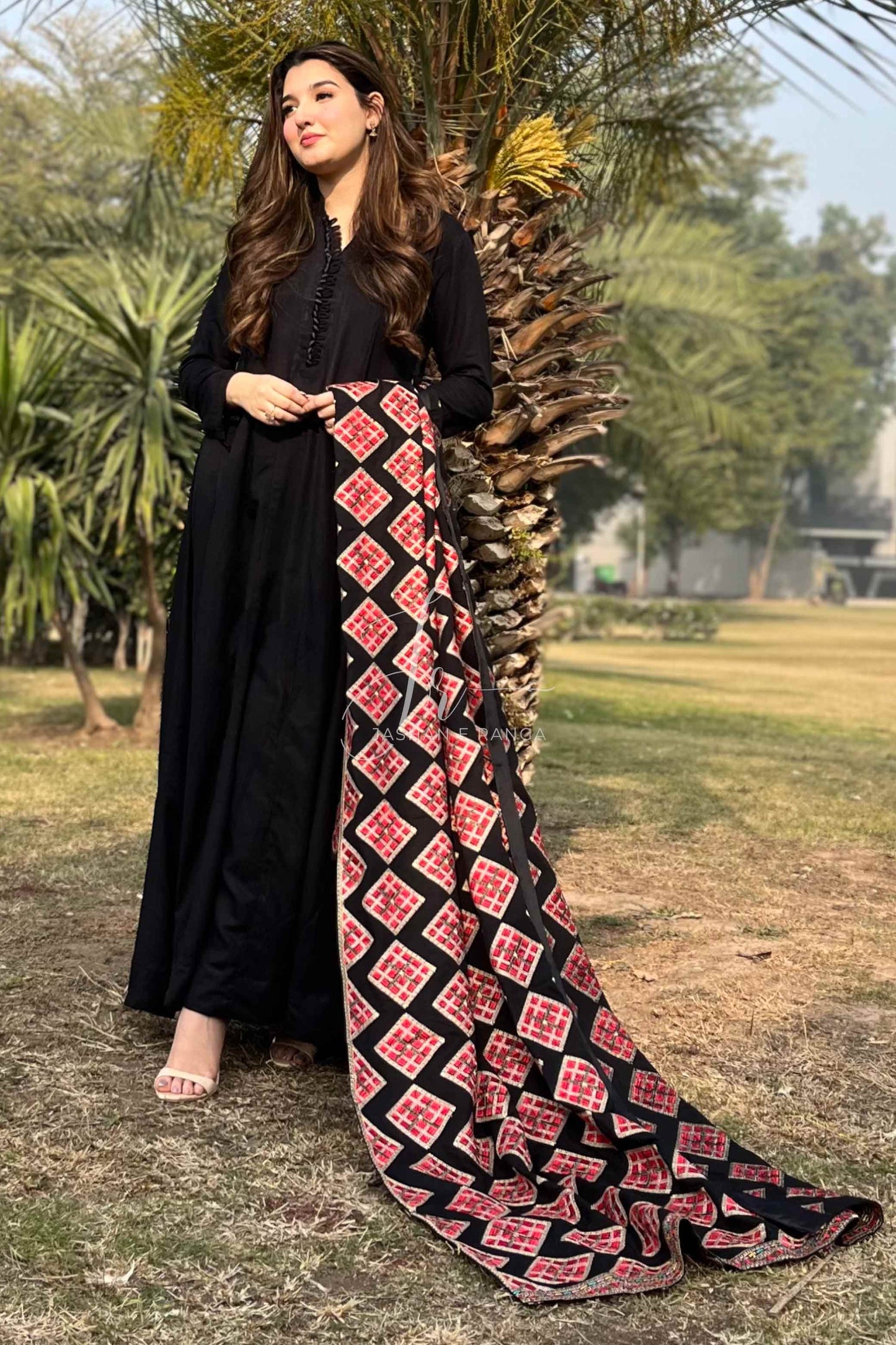 Karandi Embroidered Shawl