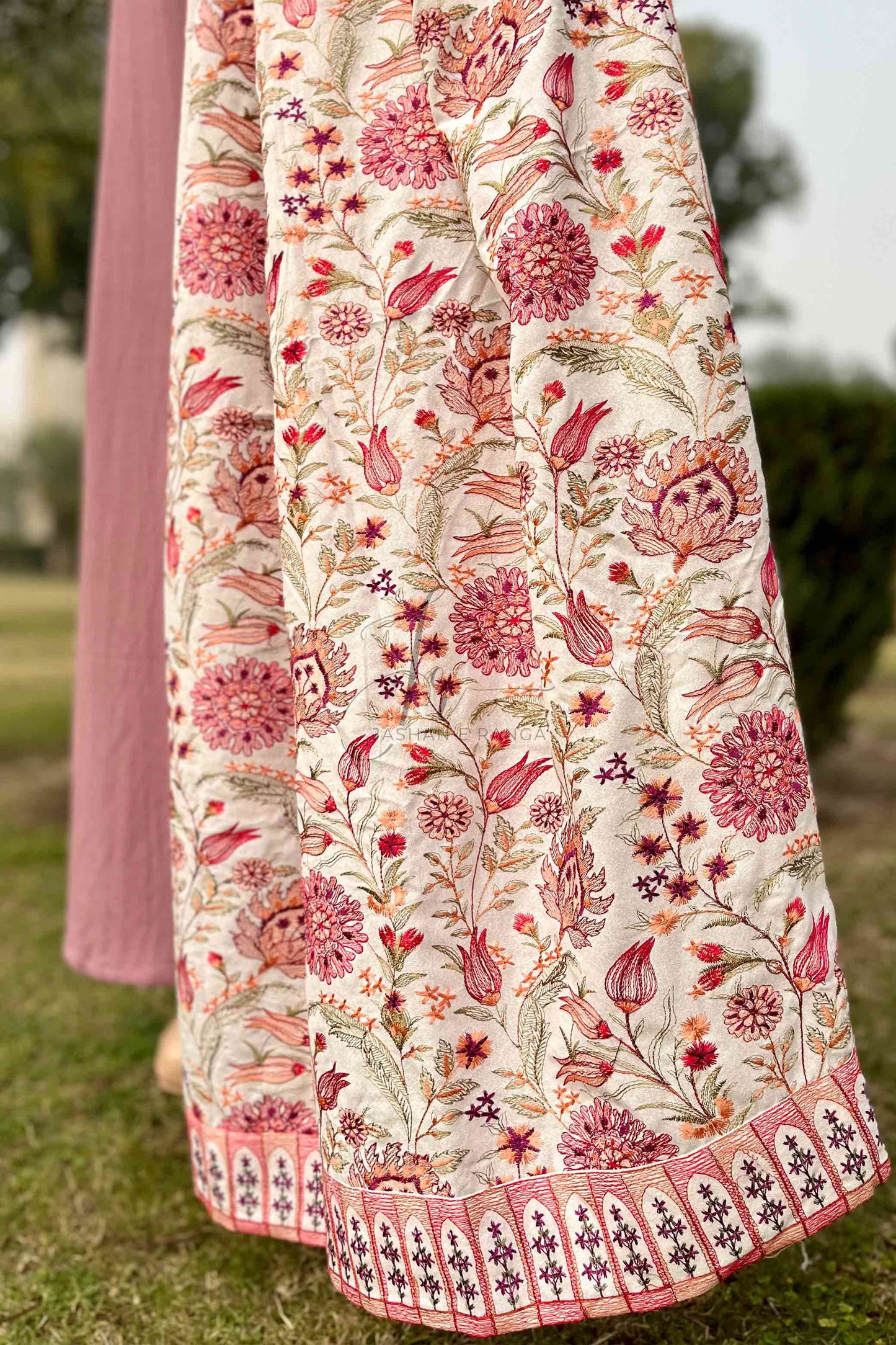 Premium Quality Full Embroidered Karandi Shawl