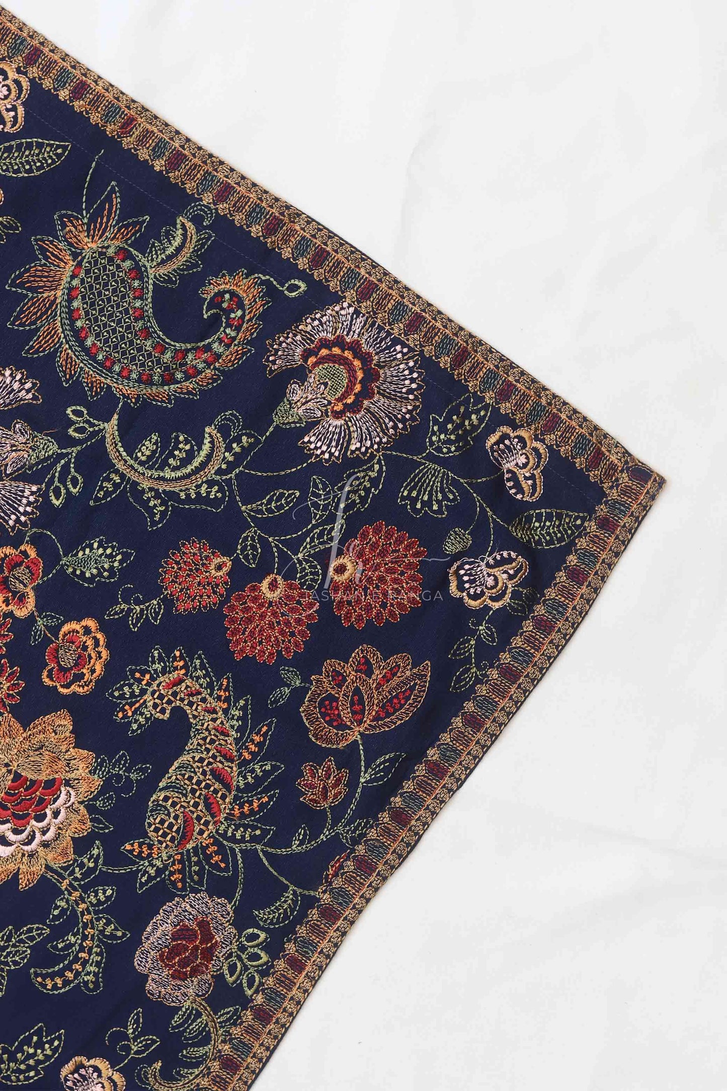 Elegant Full Embroidered Karandi Shawl