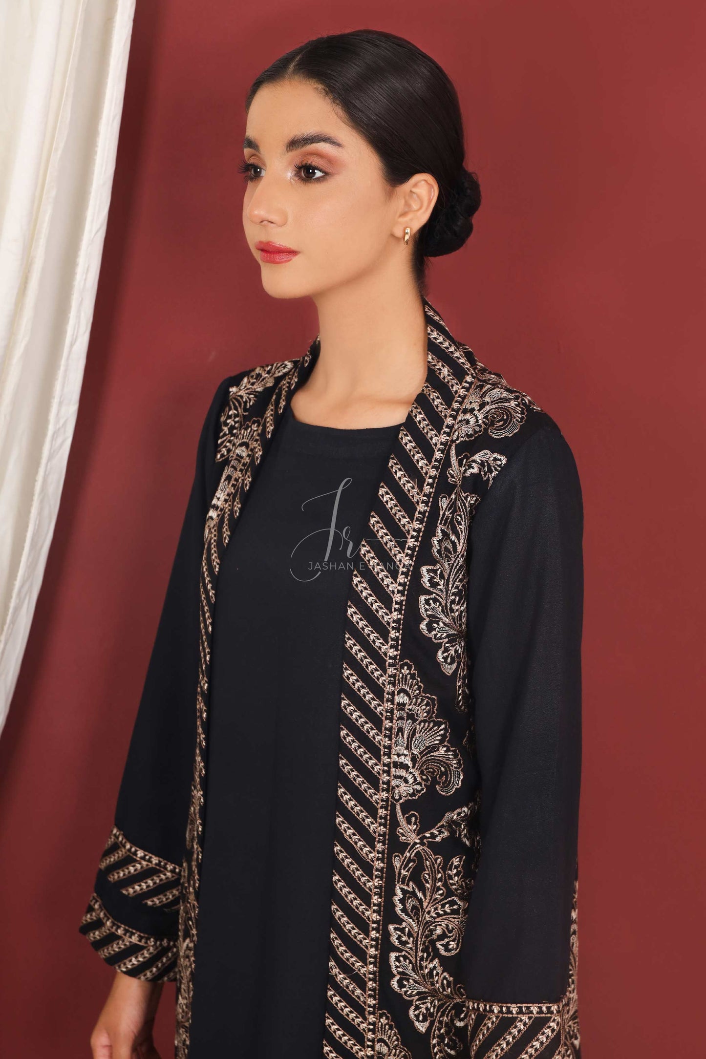 Black Barkan (3- Piece Ready to Wear)