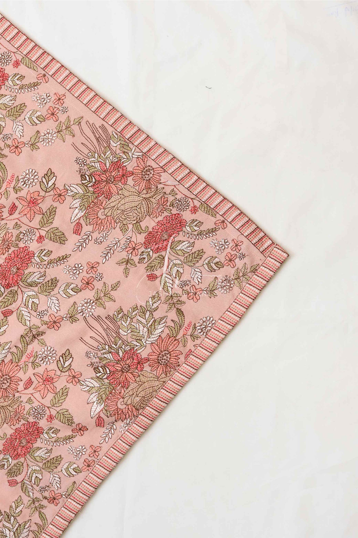 Timeless Winter's Full Embroidered Karandi Shawl