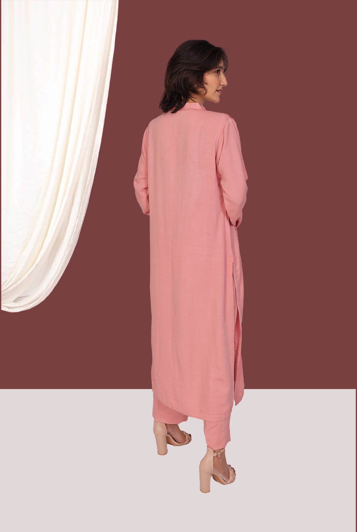 Rose pink (2- Piece Ready to Wear)