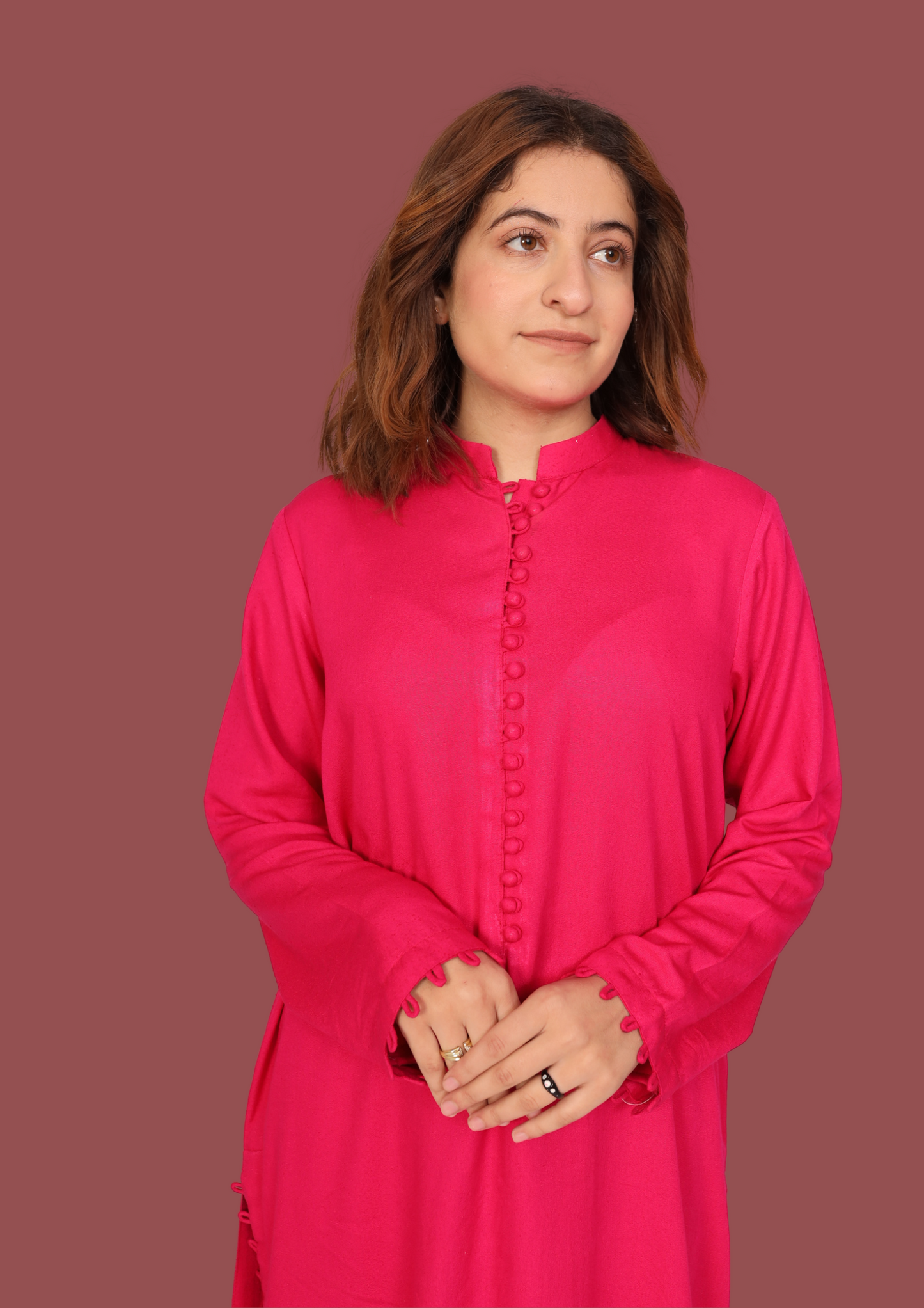Pink Karandi (2- Piece Ready to Wear)