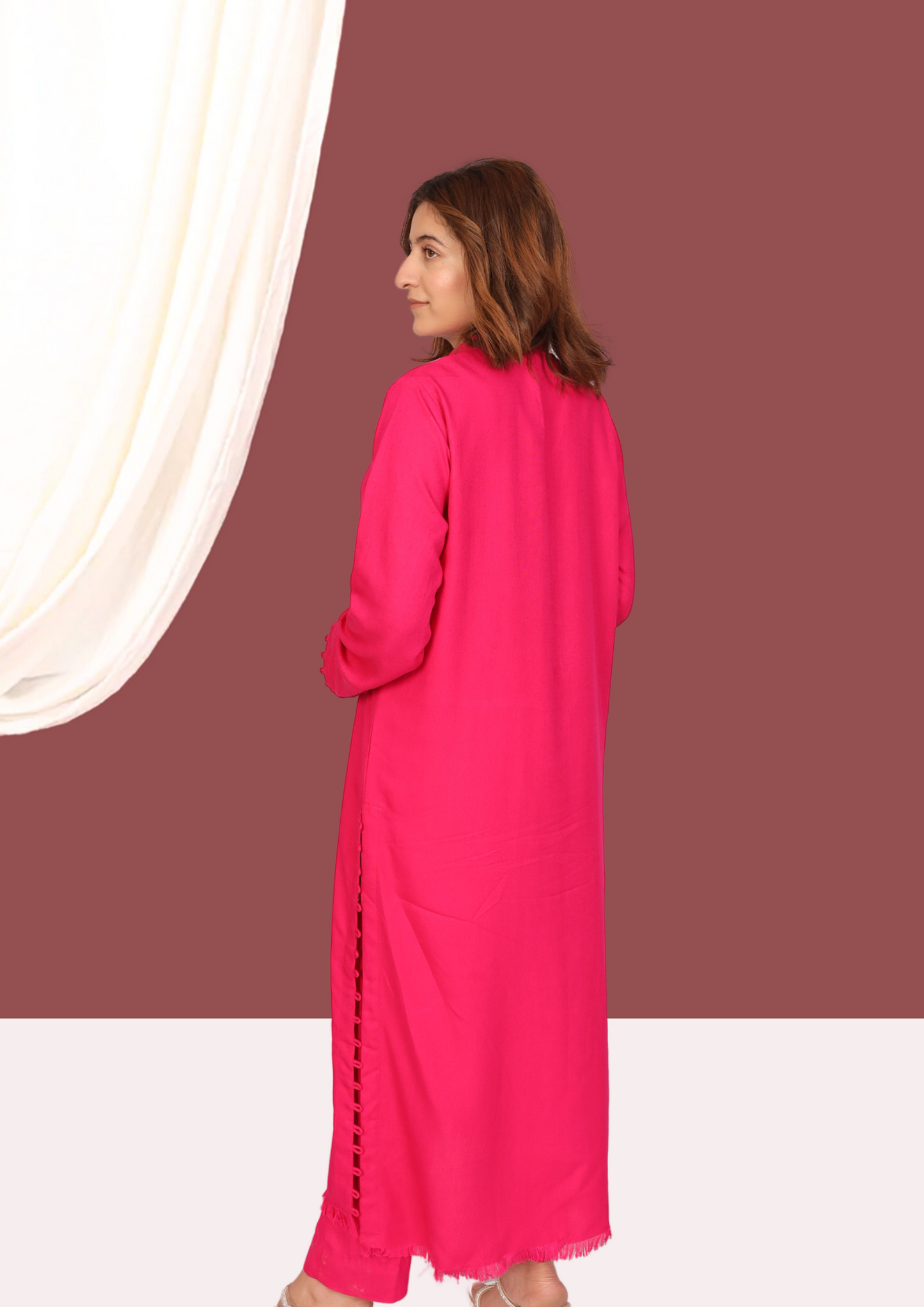 Pink Karandi (2- Piece Ready to Wear)
