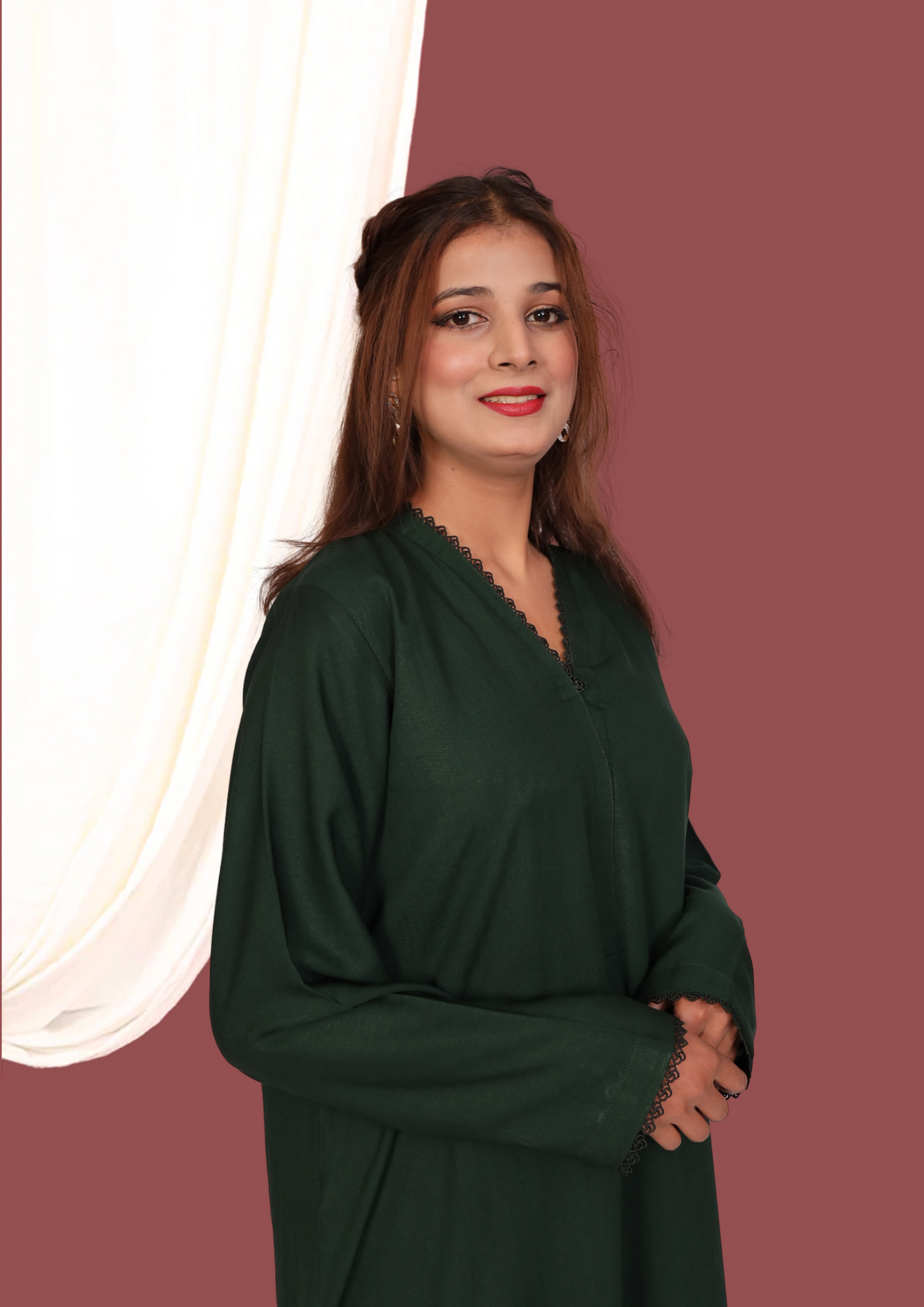 Green Karandi (2- Piece Ready to Wear)