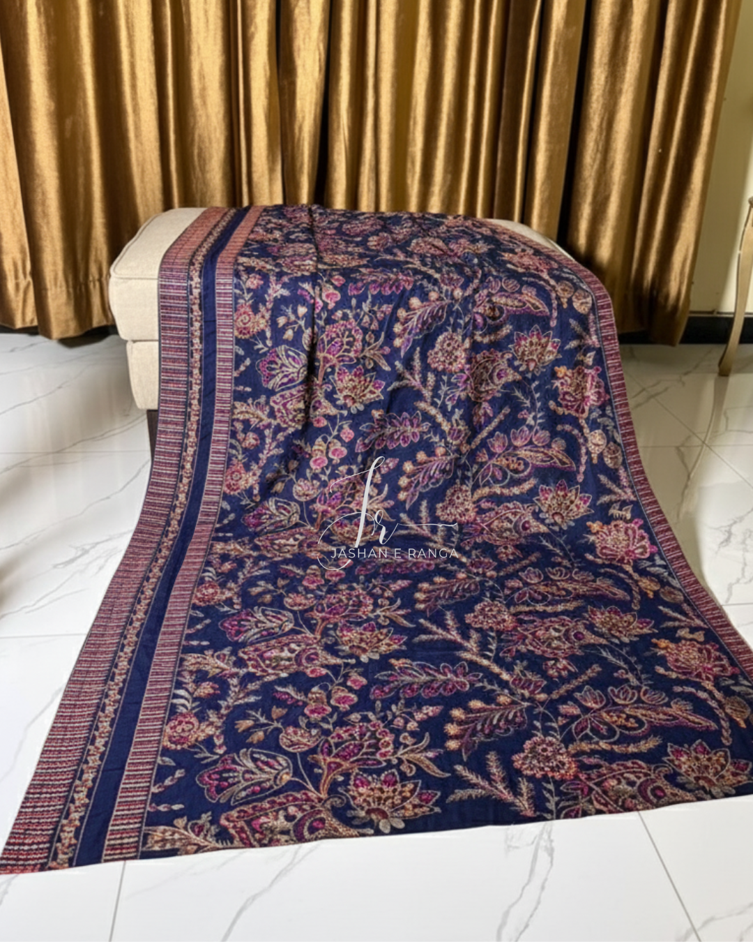 Premium Quality Full Embroidered Karandi Shawl