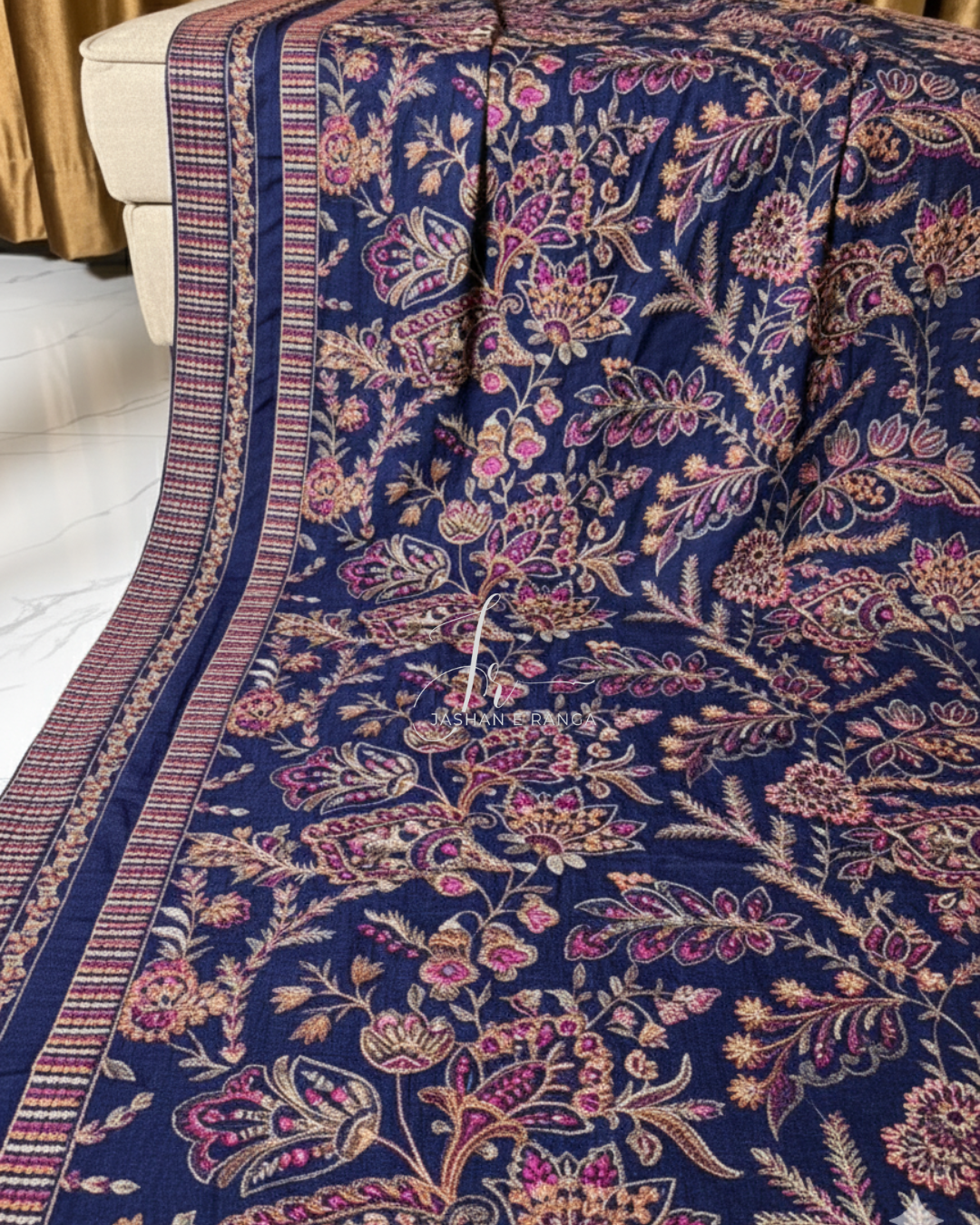 Premium Quality Full Embroidered Karandi Shawl