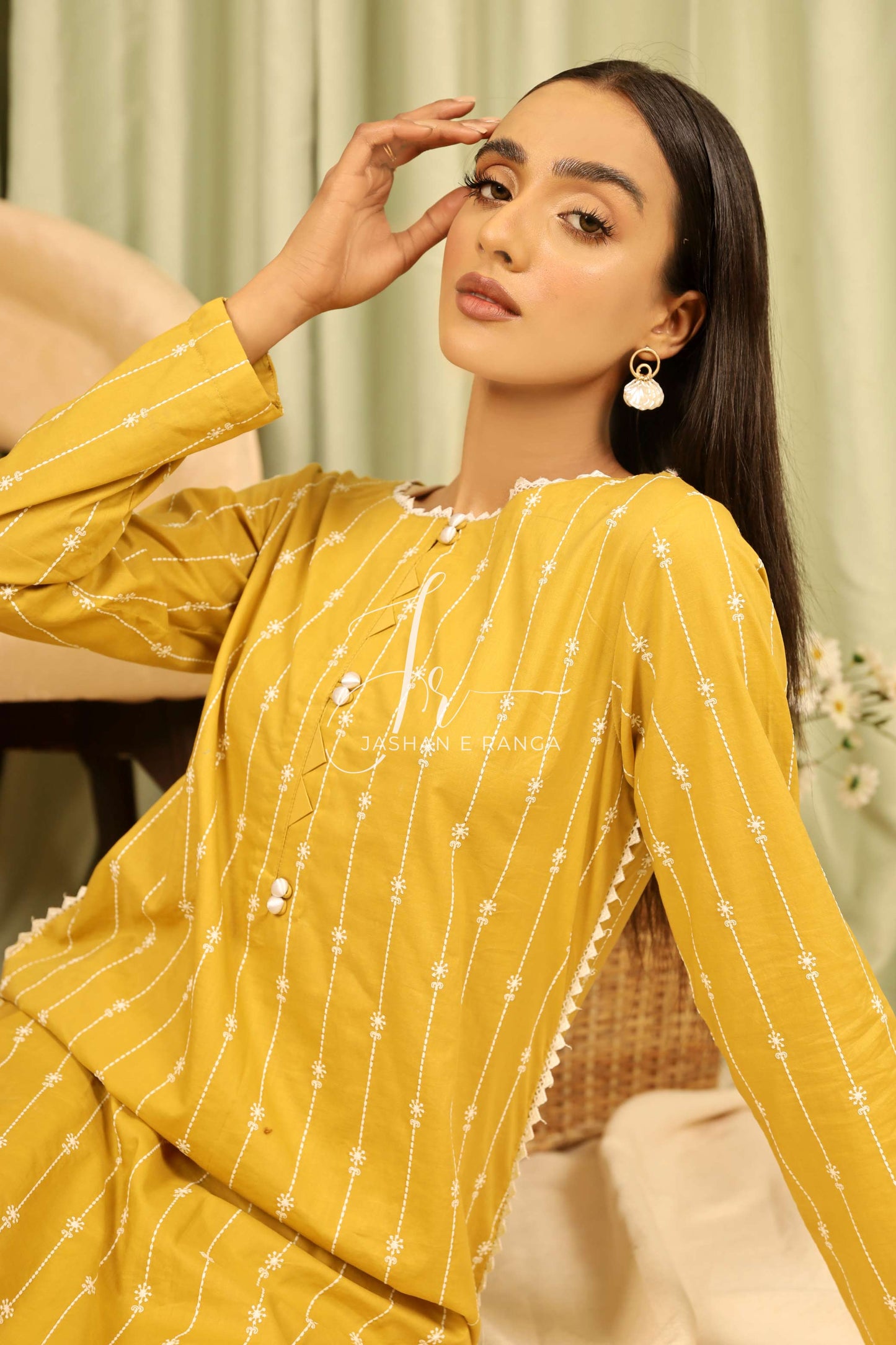 DolleroLime Green ( 2-Piece ready to wear )