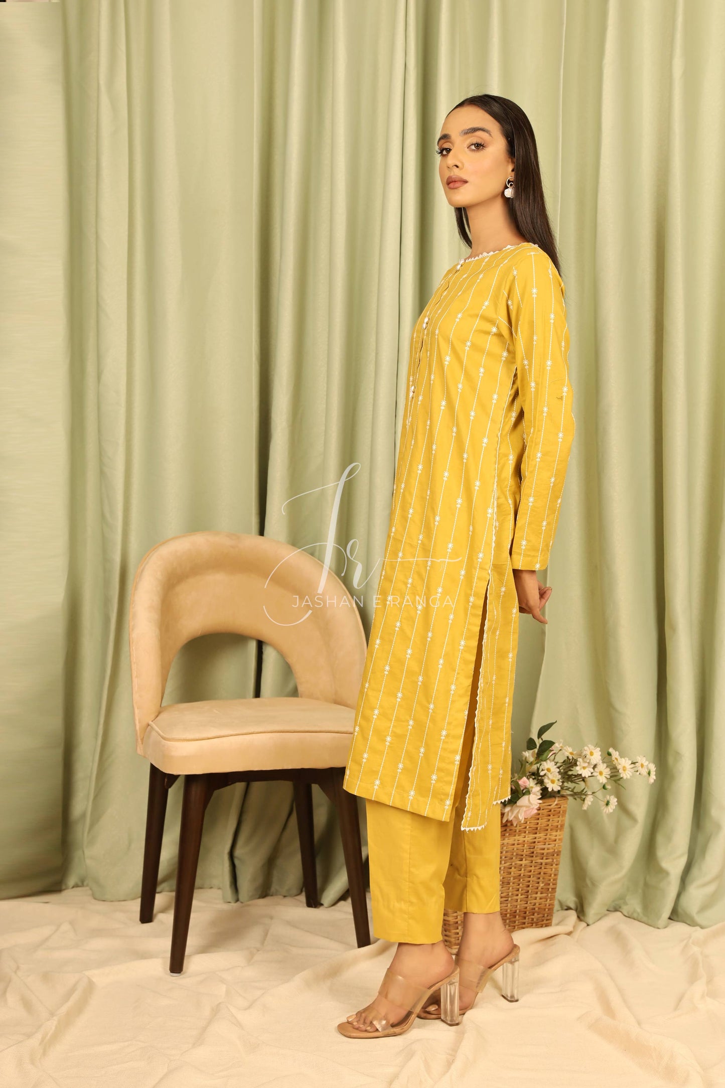DolleroLime Green ( 2-Piece ready to wear )