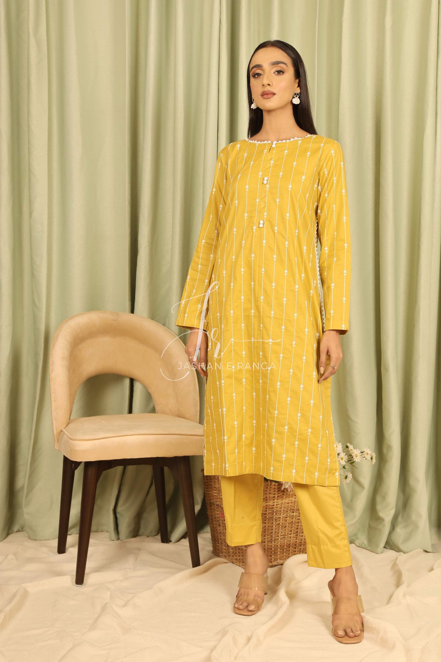 DolleroLime Green ( 2-Piece ready to wear )