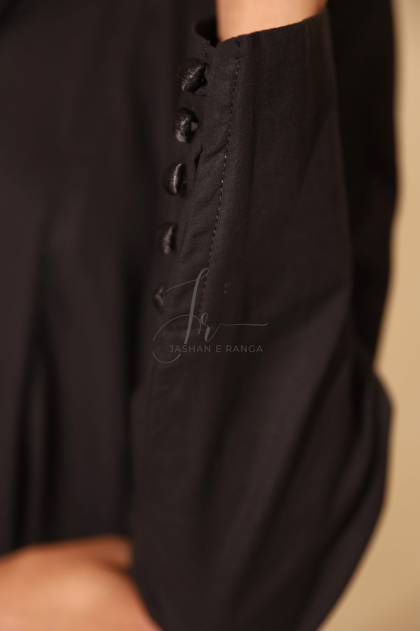 Black Karandi Flared Frock