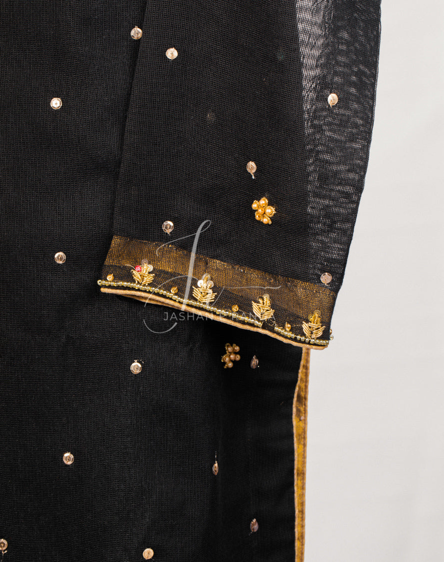 Black Pearl Cut Out Semi Formal