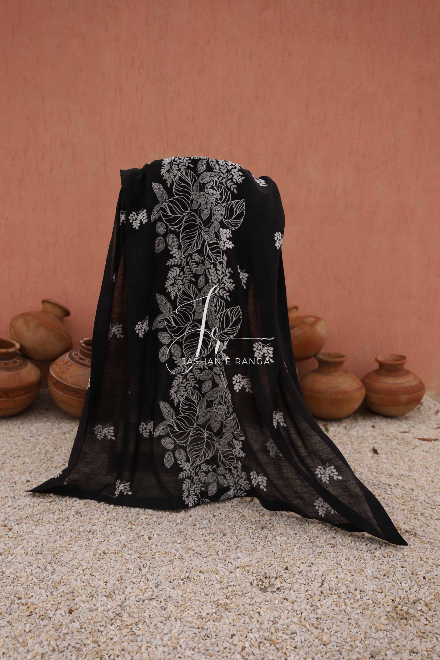 Black Marble (Pure Doriya Lawn)