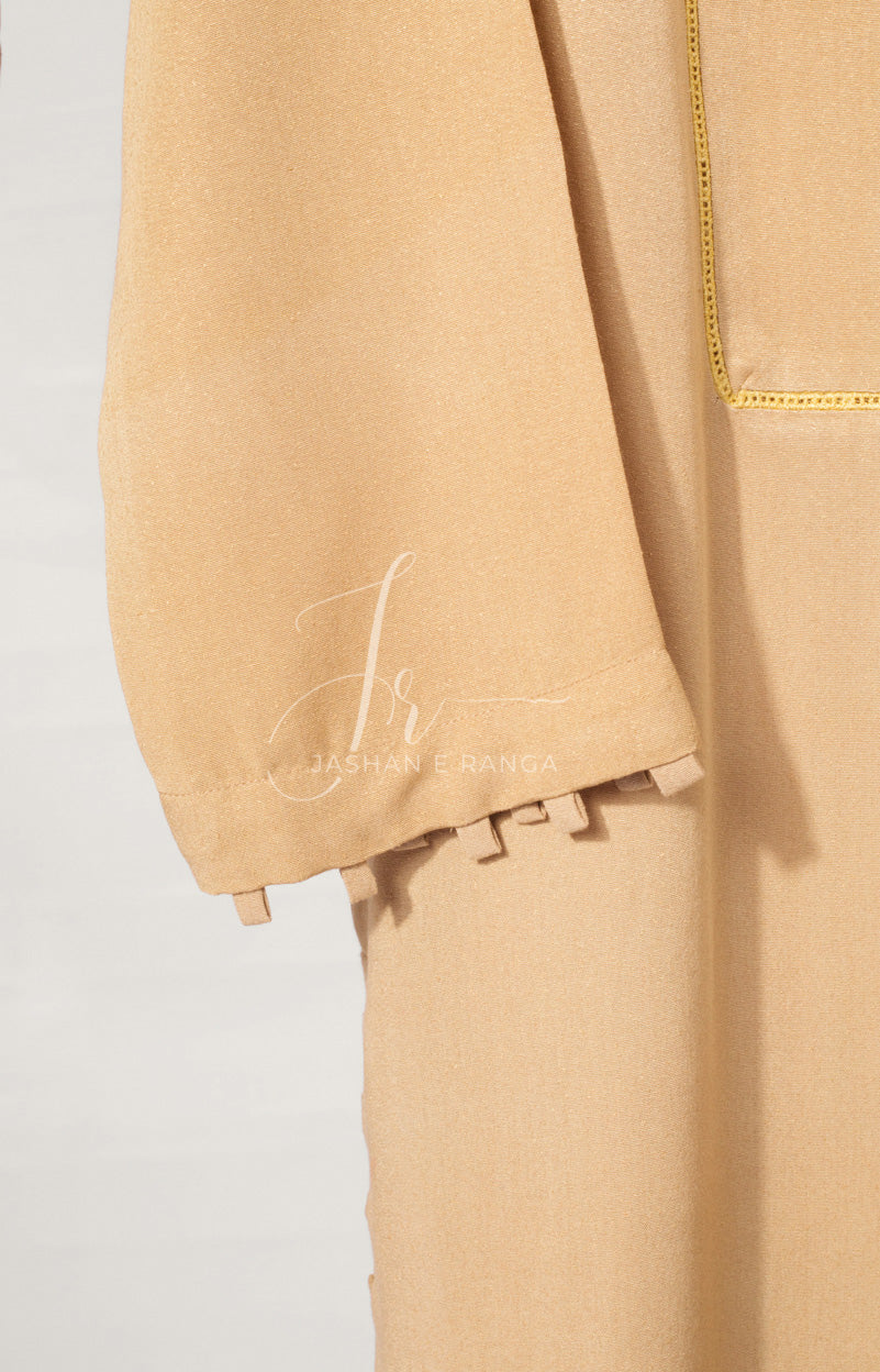 Collar Beige (2 Pc Ready to Wear)