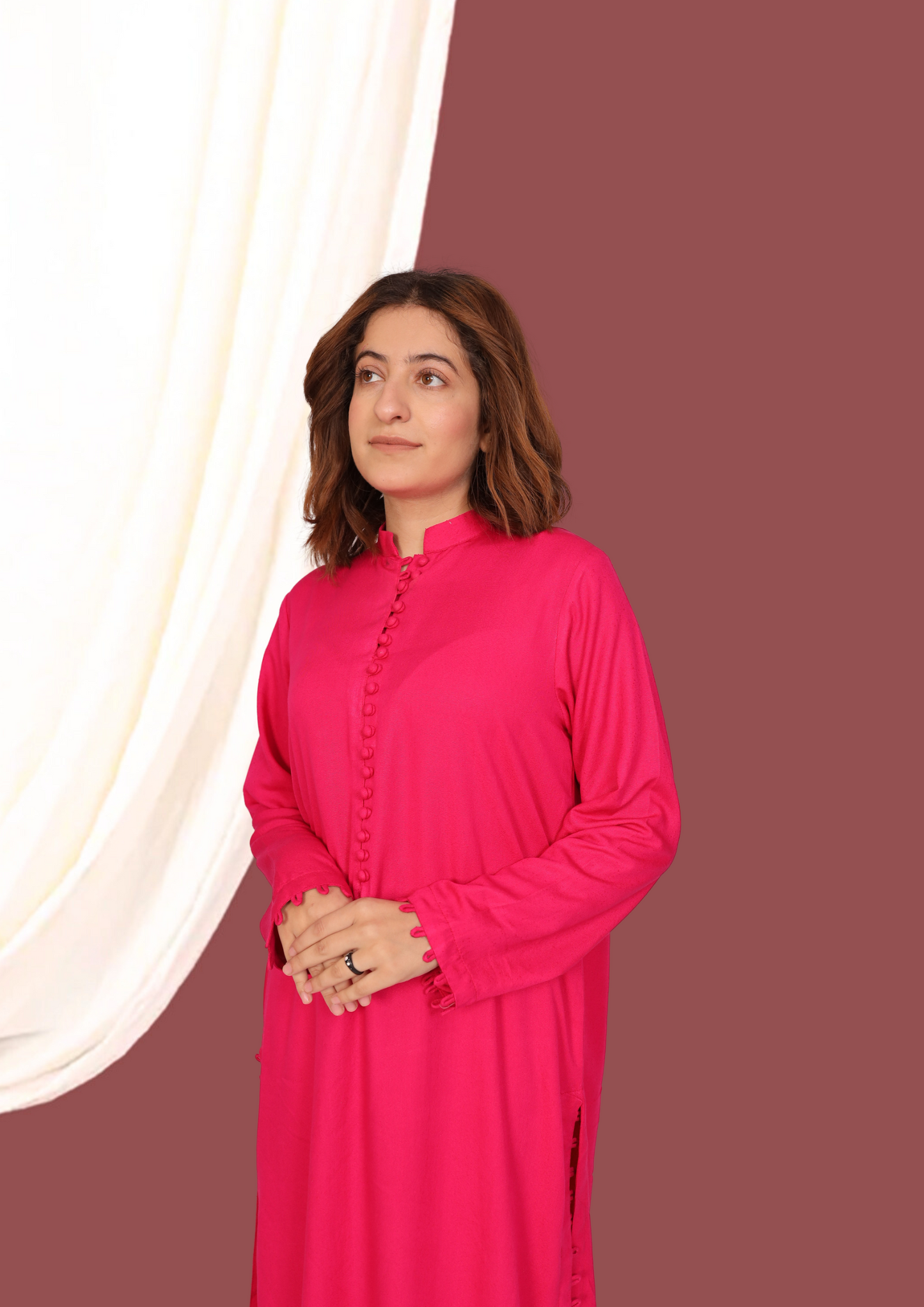 Pink Karandi (2- Piece Ready to Wear)