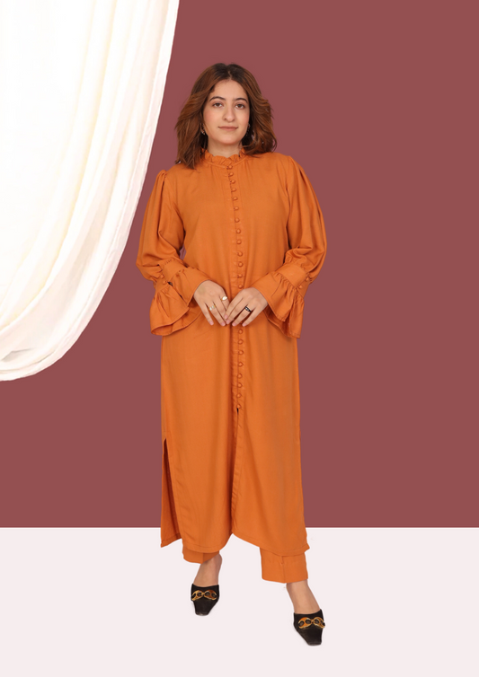 Mustard Karandi (2- Piece Ready to Wear)