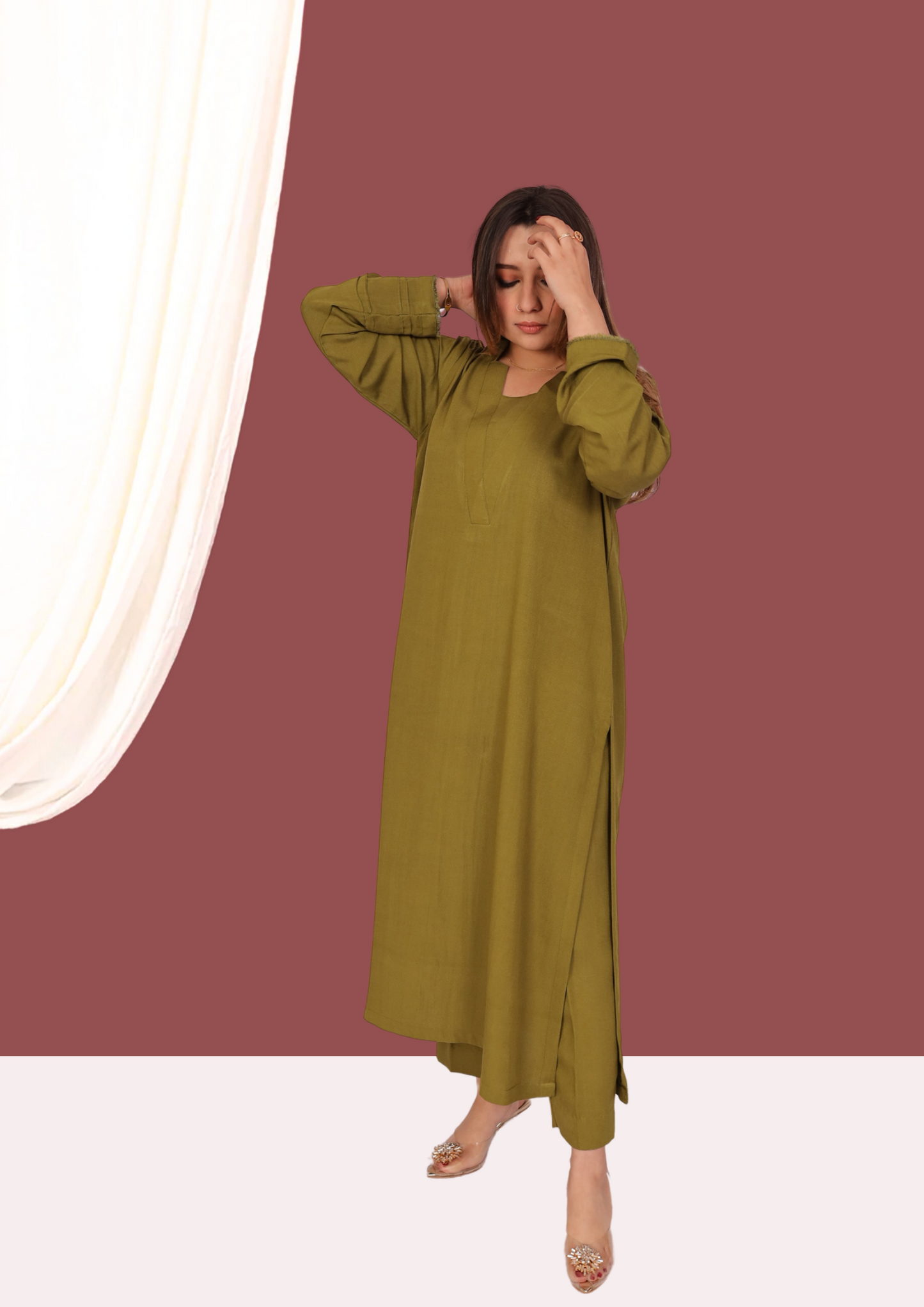 Elegant Karandi (2- Piece Ready to Wear)