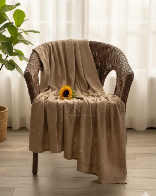 Premium Quality Embroidered Karandi Shawl